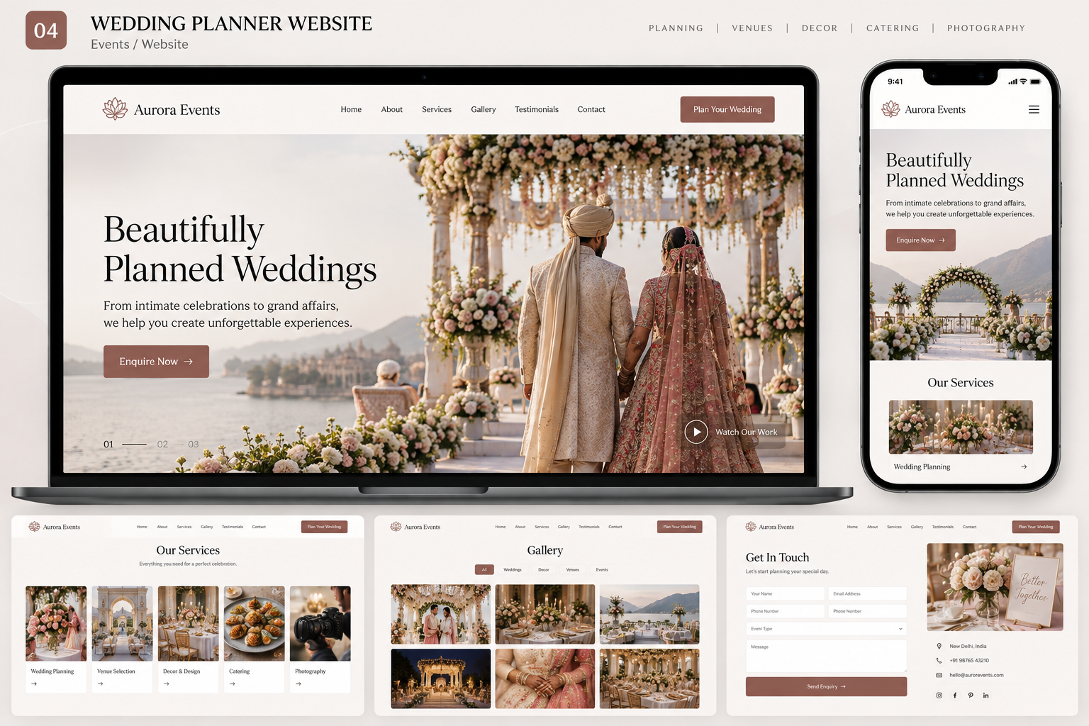 Wedding Planner Website — Website