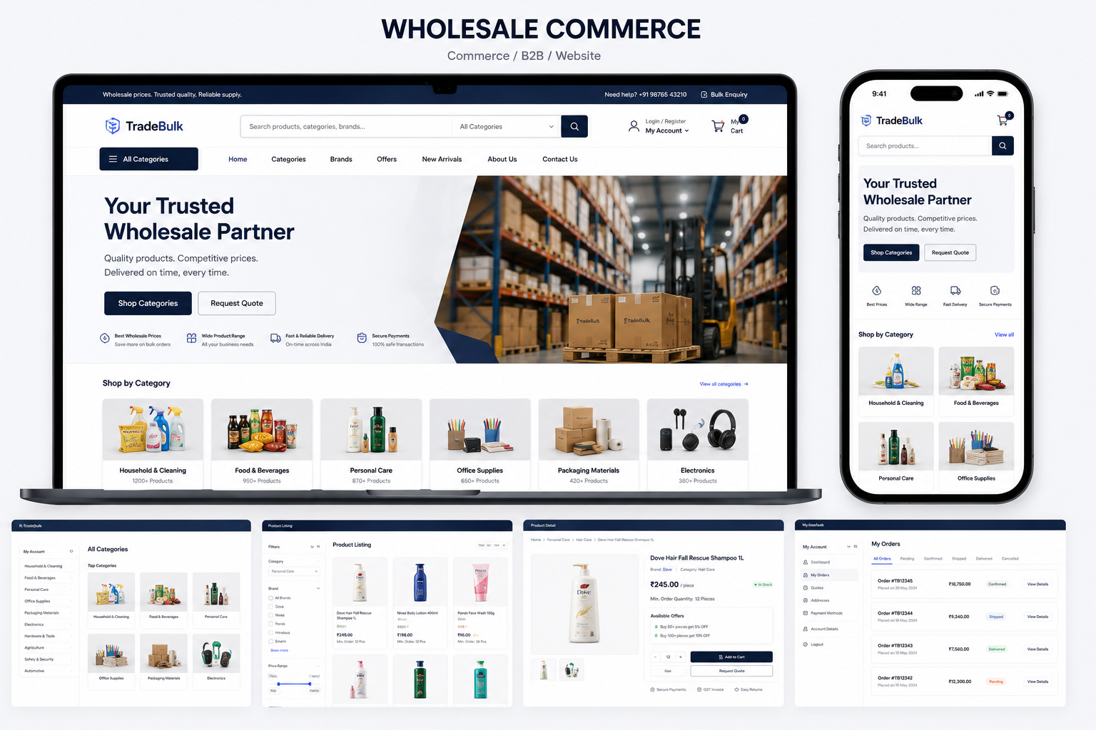 Wholesale Commerce — Website